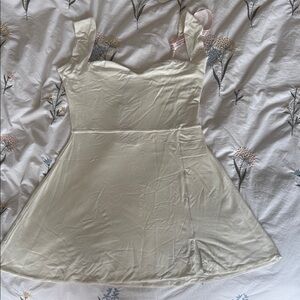 Oh Polly Jolie Sweetheart Neckline Mini Dress in White